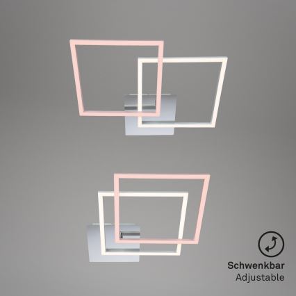 Briloner 3210-018 - LED dimmbare Deckenleuchte FRAME 2xLED/11W/230V