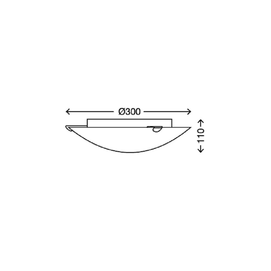 Briloner 3289-016 - LED Deckenleuchte BRILLARE LED/12W/230V