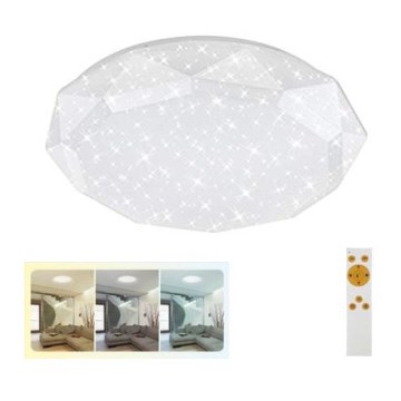 Briloner 3344-216 - LED-Dimmer-Deckenleuchte 1xLED/80W/230V + Fernbedienung