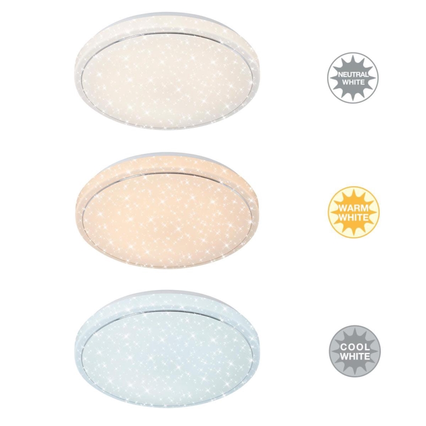 Briloner 3374-216 - LED-Deckenleuchte STARRY SKY LED/23W/230V d 38 cm 3000/4000/6500K