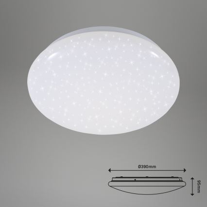 Briloner 3380-116 - LED dimmbare Deckenleuchte STARRY SKY LED/18W/230V 2700/4000K