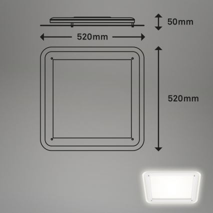 Briloner 3397-016 - LED-Deckenleuchte FREE LED/22W/230V