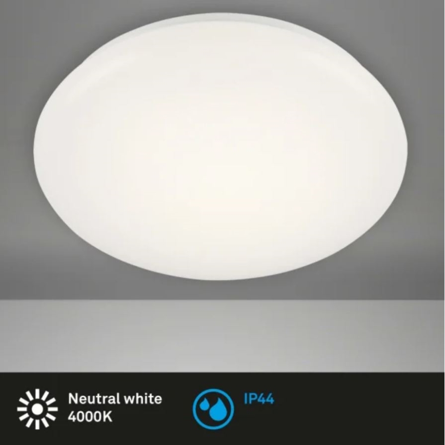 Briloner 3407-016 - LED-Deckenleuchte für Badezimmer SPLASH LED/18W/230V IP44
