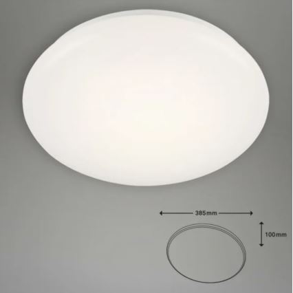 Briloner 3407-016 - LED-Deckenleuchte für Badezimmer SPLASH LED/18W/230V IP44