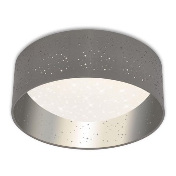 Briloner 3482014 - LED Deckenleuchte MAILA STARRY LED/12W/230V grau/silber