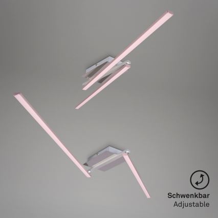 Briloner 3500-018 - LED-Aufbauleuchte STAFF 2xLED/6W/230V