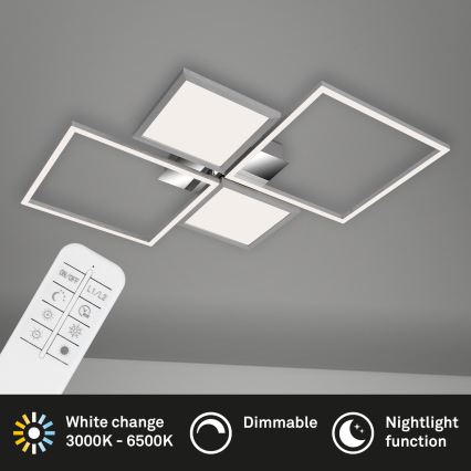 Briloner 3530-018 - Dimmbare LED-Aufbauleuchte FRAME LED/40W/230V 3000-6500K + Fernbedienung