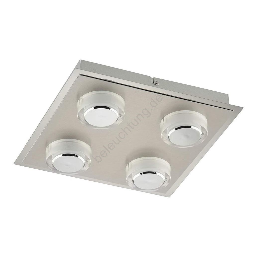 Moderne LED-Deckenleuchte Mit 4 Flügeln Von Briloner – Energiesparend & Warmweiß