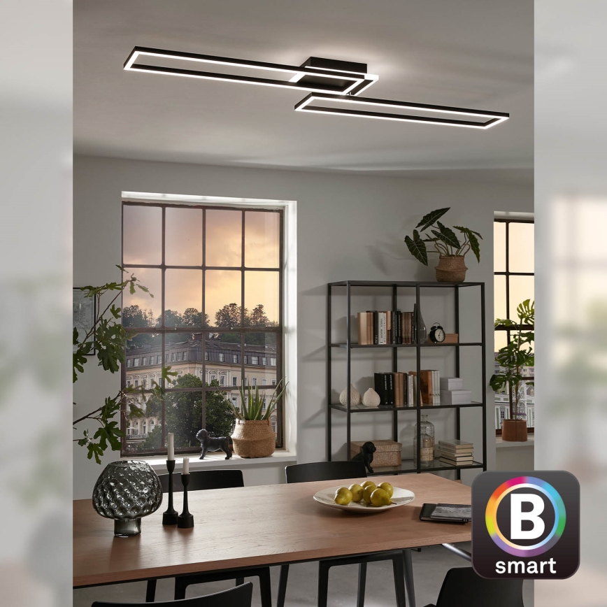 Briloner 3538-015 - Dimmbare LED-Hängeleuchte FRAME 2xLED/20W/230V 2700-6500K Wi-Fi Tuya + Fernbedienung