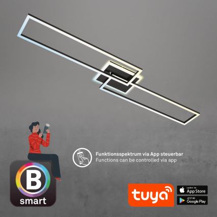 Briloner 3538-015 - Dimmbare LED-Hängeleuchte FRAME 2xLED/20W/230V 2700-6500K Wi-Fi Tuya + Fernbedienung
