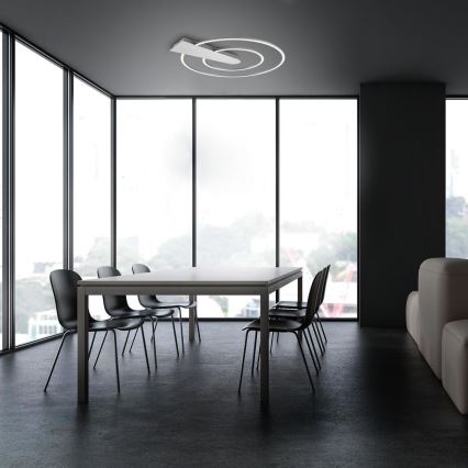 Briloner 3543-018 - Dimmbare LED-Deckenleuchte NICO LED/25W/230V matt Chrom