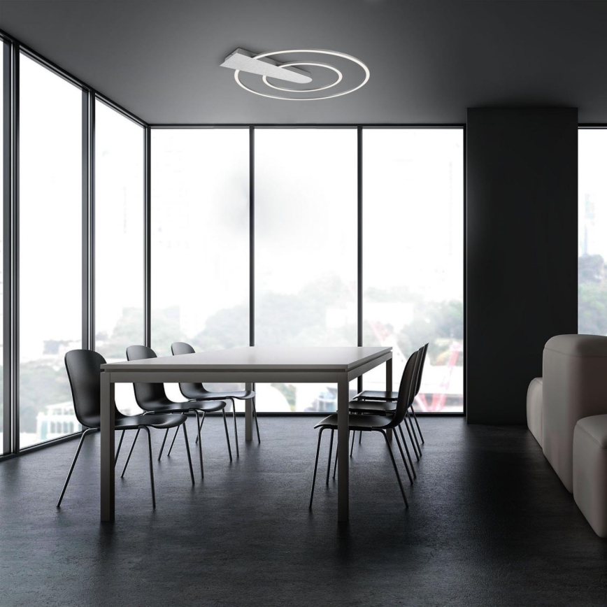 Briloner 3543-018 - Dimmbare LED-Deckenleuchte NICO LED/25W/230V matt Chrom