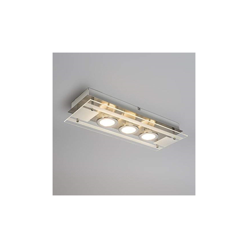 Briloner 3552-032 - LED Deckenleuchte PURISTA 3xLED/5W/230V