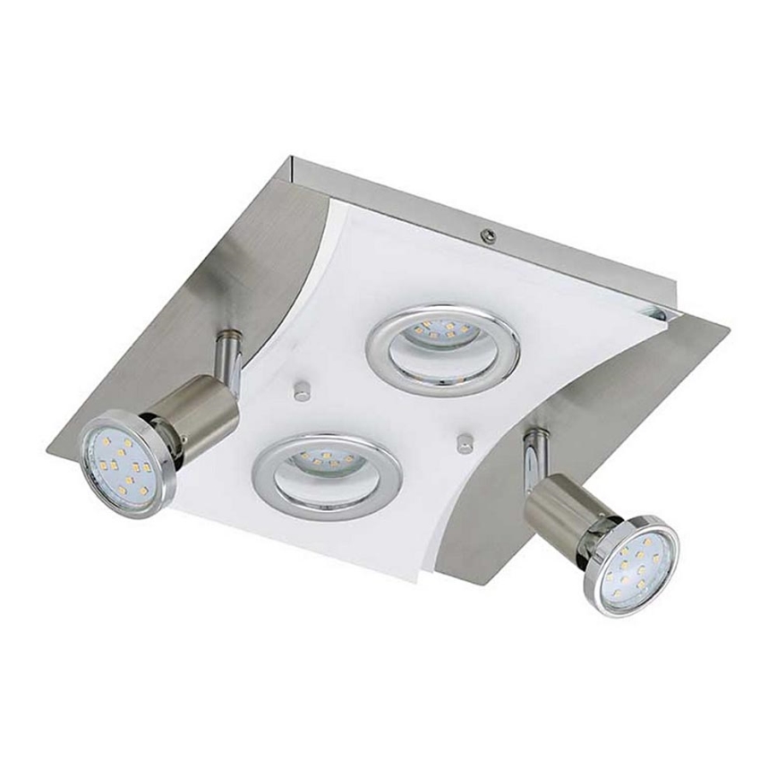 Briloner 3582-042 - LED-Deckenleuchte RIPOSO 2xLED/5W/230V + 2xGU10/3W