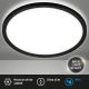 Briloner 3642-415 - LED-Deckenleuchte für das Badezimmer SLIM LED/19W/230V d 29 cm IP44 schwarz