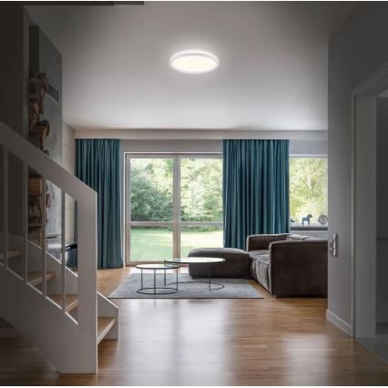 Briloner 3642-416 - LED-Deckenleuchte für das Badezimmer SLIM LED/19W/230V IP44 weiß