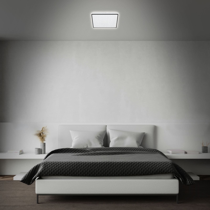 Briloner 3748-415 - LED-Deckenleuchte STAR SKY LED/15W/230V 27x27 cm schwarz