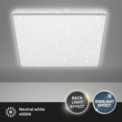 Briloner 3749-414 - LED-Deckenleuchte LINO LED/24W/230V mattes Chrom