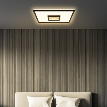 Briloner 3848015 - LED-Deckenleuchte TORO LED/18W/230V 42 x 42 cm schwarz