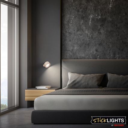 Briloner 3896011 - TARI LED Wandleuchte, dimmbar, wiederaufladbar, 1,6W/5V, 1500 mAh, beige