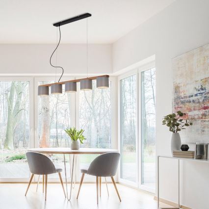 Briloner 4075-054 - Hängeleuchte RHON mit Kabelaufhängung 5xE14/25W/230V