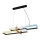Briloner 4768015 - dimmbare LED-Pendelleuchte an Stahlseil LED/44W/230V 2700-6500K 100 cm + Fernbedienung