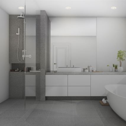 Briloner 7039036 - 3er-Set LED-Einbauleuchten für Badezimmer LED/5W/230V IP44 weiß