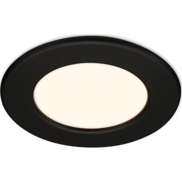 Briloner 7049015 - dimmbare LED-Badezimmer-Einbauleuchte LED/6W/230V 3000K IP44 schwarz