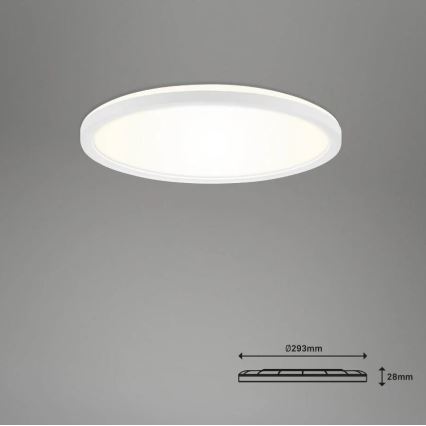 Briloner 7058-016 - Dimmbares LED-Licht SLIM LED/18W/230V 2700-6500K Wi-Fi Tuya + Fernbedienung