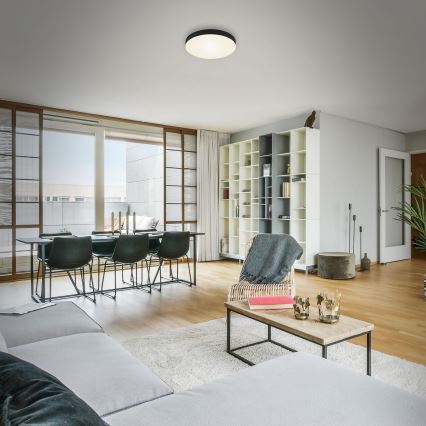 Briloner 7065-015 - LED-Deckenleuchte FLAME LED/16W/230V schwarz