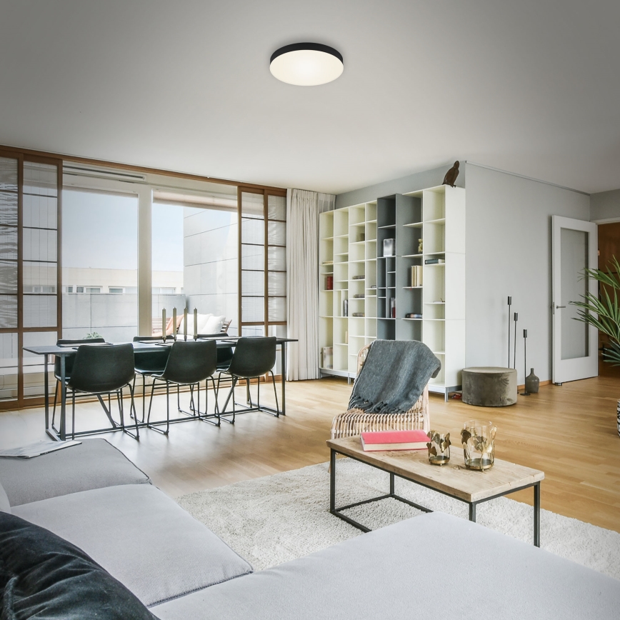 Briloner 7065-015 - LED-Deckenleuchte FLAME LED/16W/230V schwarz