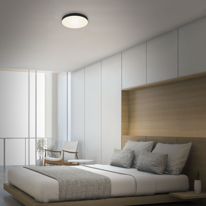 Briloner 7065-015 - LED-Deckenleuchte FLAME LED/16W/230V schwarz