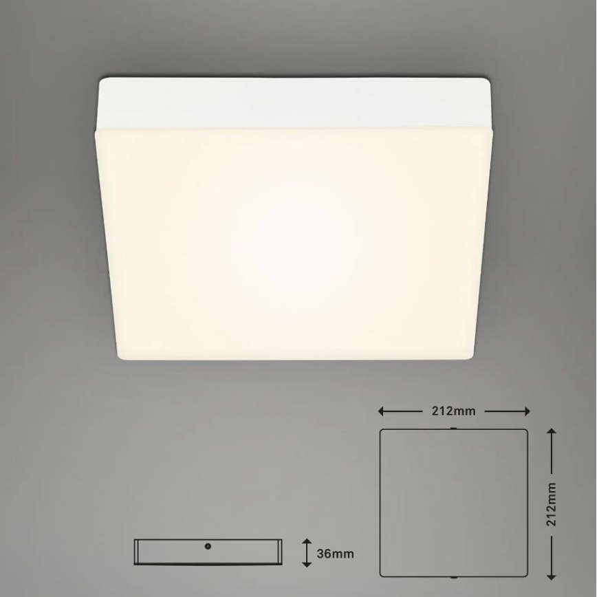 Briloner 7070-016 - LED-Deckenleuchte FLAME LED/16W/230V weiß