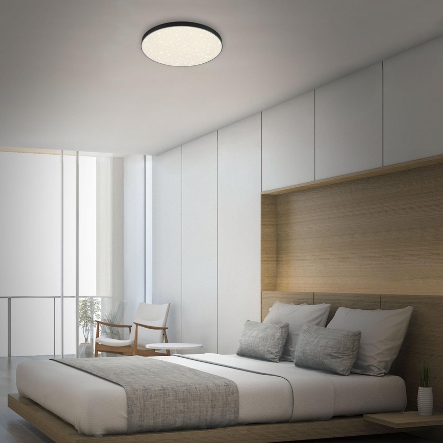 Briloner 7075-415 - LED-Deckenleuchte STAR SKY LED/24,5W/230V 4000K d 38 cm schwarz