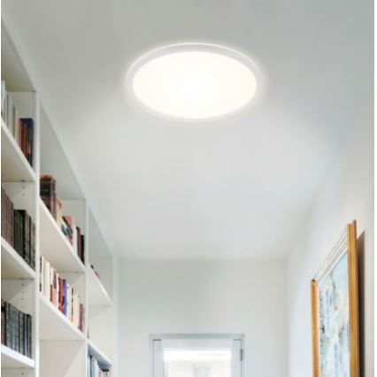 Briloner 7079-016 - Dimmbare LED-Deckenleuchte SLIM LED/18W/230V 2700-6500K + Fernbedienung