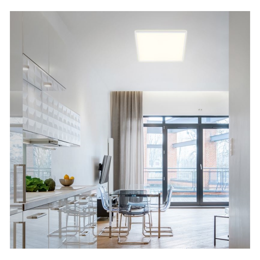 Briloner 7082-016 - LED dimmbare Deckenleuchte SLIM LED/22W/230V 2700-6500K + Fernbedienung