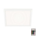 Briloner 7090-416 - LED RGBW dimmbare Deckenleuchte SLIM LED/15W/230V + Fernbedienung