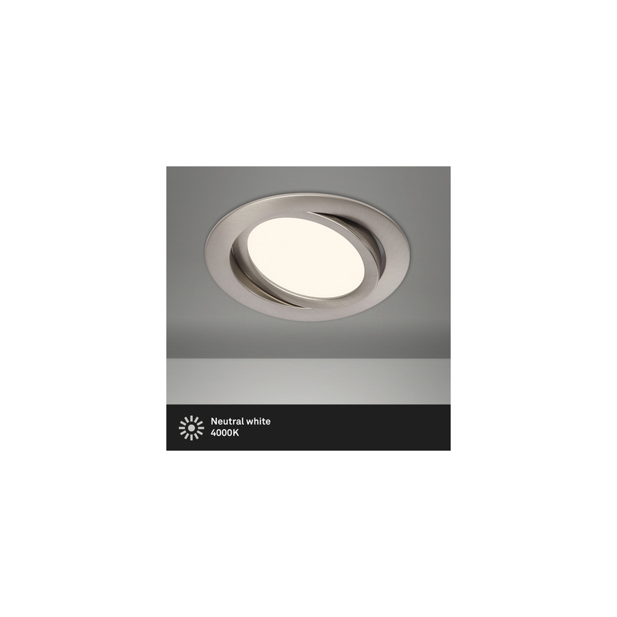 Briloner 7116-412 - LED-Einbauleuchte für Badezimmer FLAT IN LED/9W/230V IP23