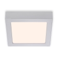 Briloner 7123-014 - LED-Deckenleuchte FIRE LED/12W/230V 3000K 17x17cm silber