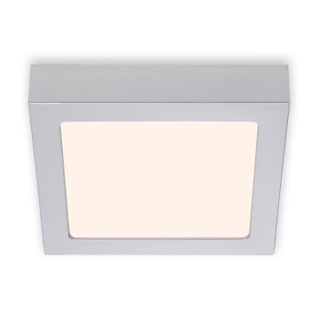 Briloner 7123-014 - LED-Deckenleuchte FIRE LED/12W/230V 3000K 17x17cm silber