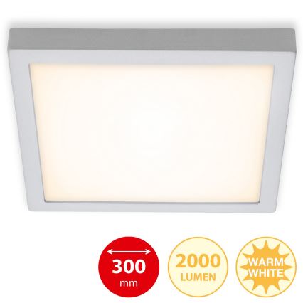 Briloner 7142-014 - LED-Deckenleuchte FIRE LED/21W/230V 3000K