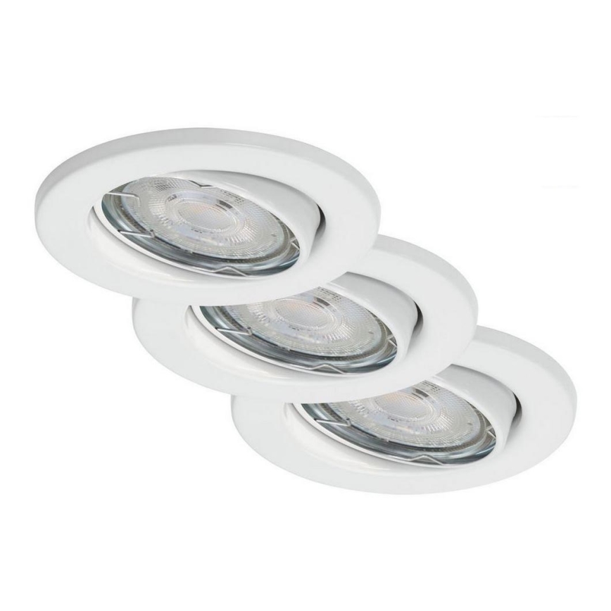 Briloner 7148-036-SET 3xLED Dimmbare Badezimmerleuchte 1xGU10/5W/230V IP23