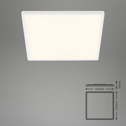 Briloner 7158-416 - LED Deckenleuchte SLIM LED/22W/230V 42x42 cm