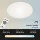 Briloner 7168-016 - Dimmbare LED-Deckenleuchte PIATTO LED/24W/230V 3000-6500K + Fernbedienung
