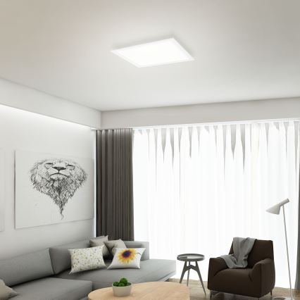 Briloner 7179-016 - LED dimmbare Deckenleuchte PIATTO LED/24W/230V 3000-6500K + Fernbedienung