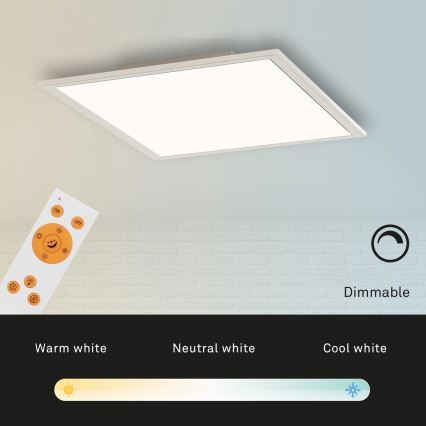 Briloner 7194-016 - LED Dimmbare Deckenleuchte SIMPLE LED/18W/230V 3000-6500K + Fernbedienung