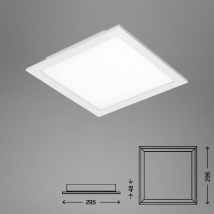 Briloner 7194-016 - LED Dimmbare Deckenleuchte SIMPLE LED/18W/230V 3000-6500K + Fernbedienung