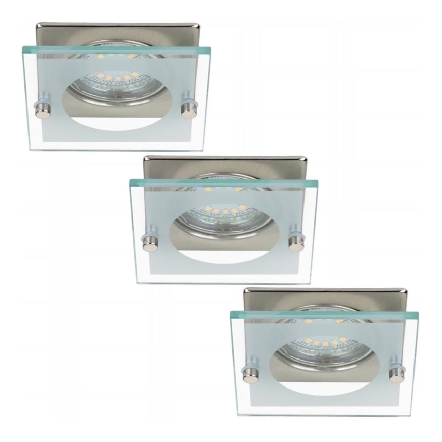 Briloner 7202-032 - SET 3x LED Einbauleuchte ATTACH 1xGU10/4W/230V