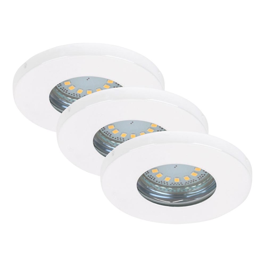 Briloner 7212-036 - PACK 3x LED-Badezimmerleuchte ATTACH 3xGU10/5W/230V