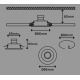 Briloner 7221-039 - SET 3x LED-Deckenleuchte fürs Badezimmer 1xGU10/3W/230V IP23 silbern